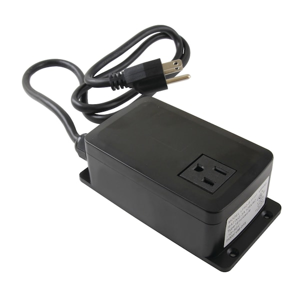 Single Outlet Disposal Power Module, Black